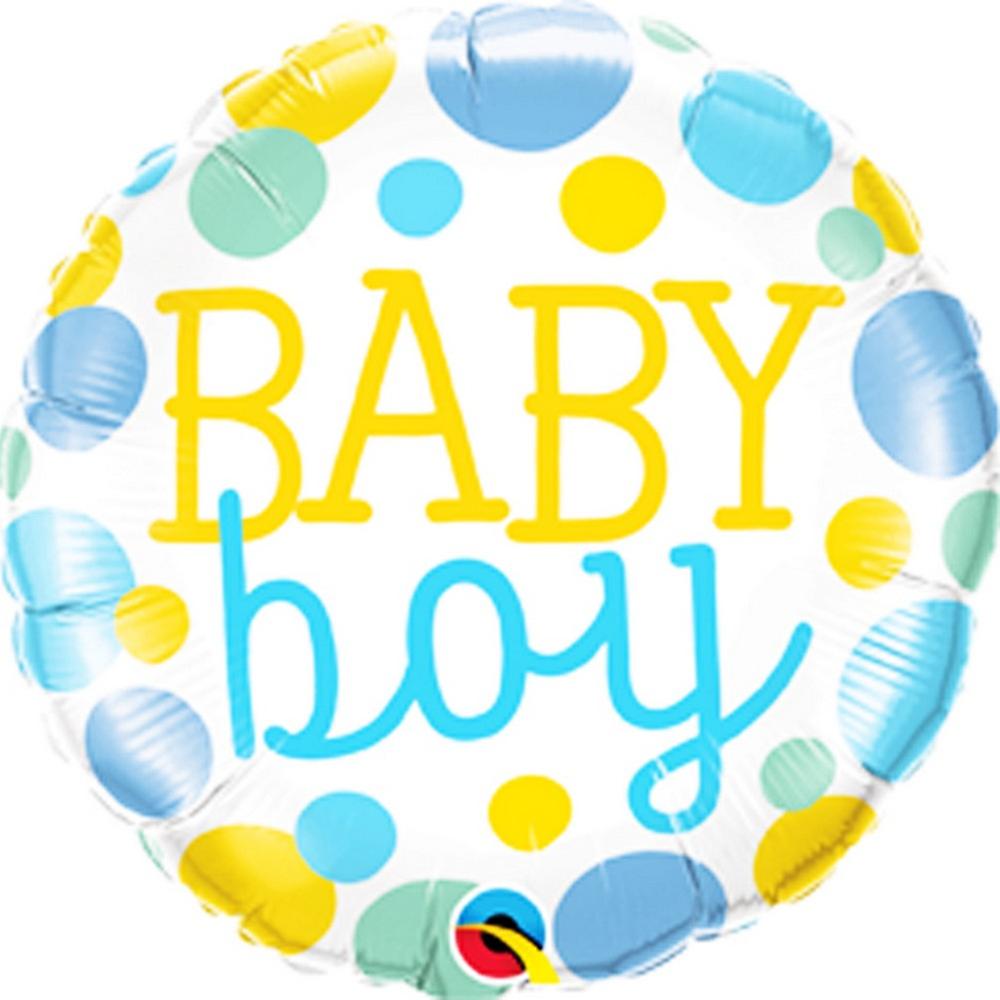 18" Helium 'Baby Boy' Balloon