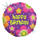 18" Helium 'Happy Birthday' Balloon