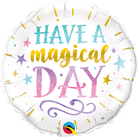 18" Helium 'Have a Magical Day' Balloon