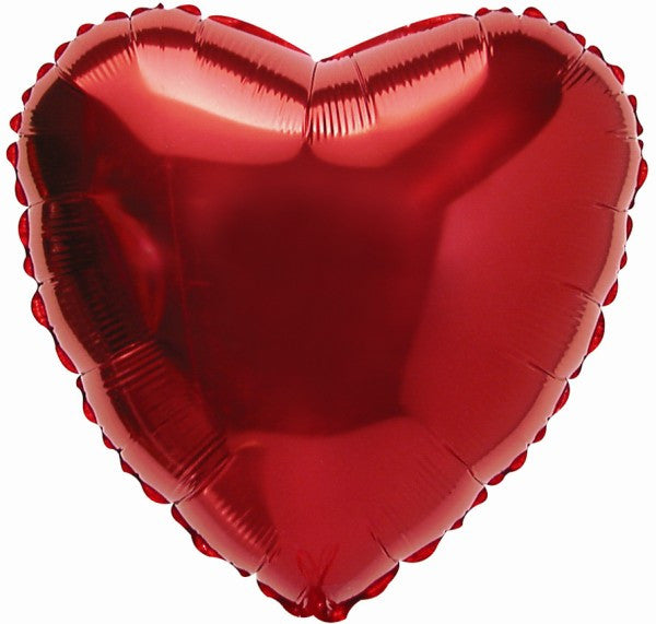 Air Filled 9" Heart Balloon