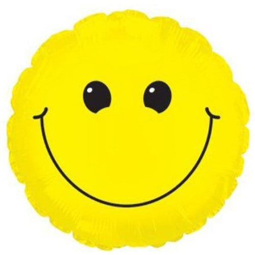 9" Airfilled Smiley Face Balloon