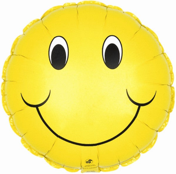 Foil Helium 'Smiley Face' Balloon