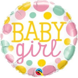 18" Helium 'Baby Girl' Balloon