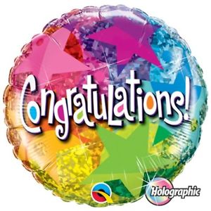 18" Helium 'Congratulations' Balloon